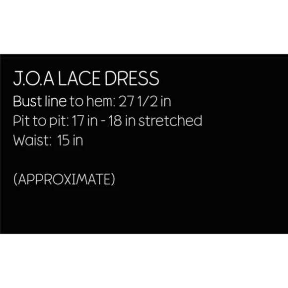 J.O.A. Revolve Tiered Off The Shoulder Lace Mini Dress in Nude Black, Size M - Picture 16 of 16